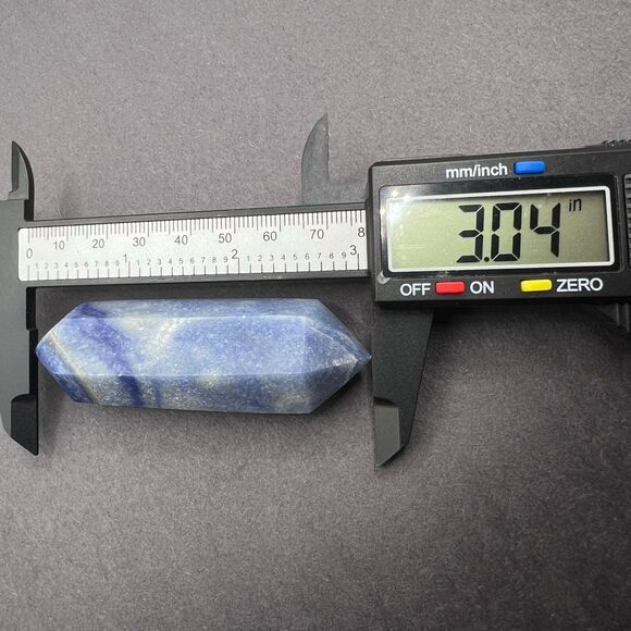 Blue Aventurine Double Terminated Meditation Wand (8) - Picture 8 of 9